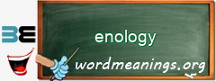 WordMeaning blackboard for enology